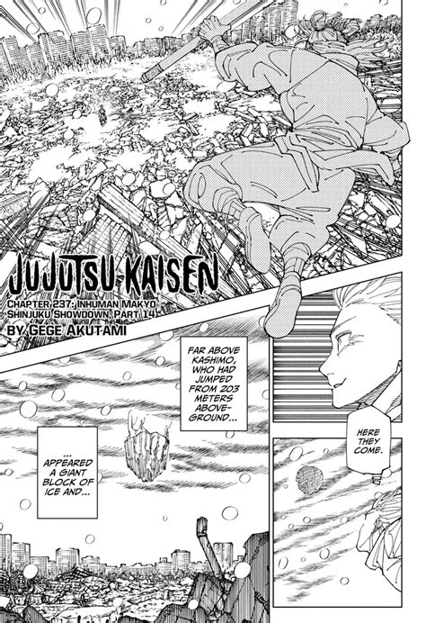 jjk chapter 237|Read Jujutsu Kaisen, Chapter 237 Manga